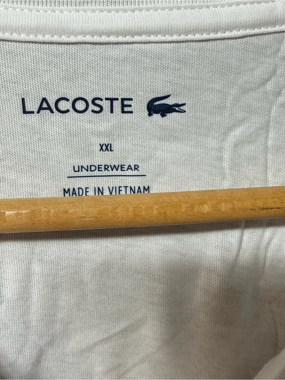 Cotton V-Neck T-Shirt Lacoste XXL